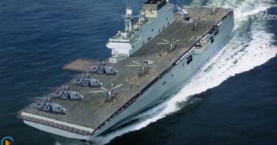 Mỹ điều chiến hạm đến Biển Đông; Trung Quốc úp mở hạ thủy tàu tấn công đổ bộ Type 075