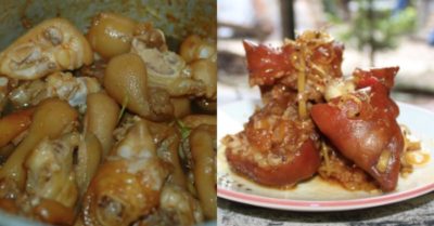 Giò heo kho sả ớt thịt chắc, vị béo nhưng ăn không hề ngán