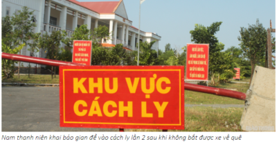 Không bắt được xe về quê, khai báo gian dối để vào khu cách ly