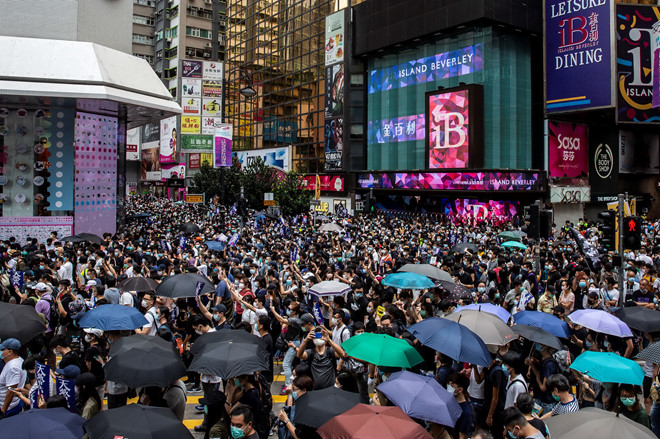 người Hong Kong biểu tình