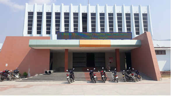 Trung tâm Văn hóa - thông tin - thể thao huyện Tuy Phước, nơi ông Võ Tuấn Khanh giữ chức giám đốc.
