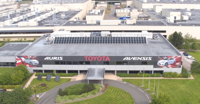Nhà máy Toyota ở vương quốc Anh.