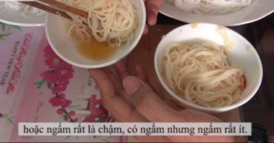 Cách nhận biết bún chứa hoá chất khó lòng qua mặt người mua