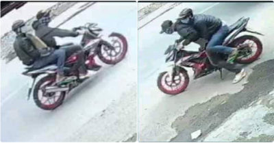 Truy tìm 2 thanh niên xịt hơi cay cướp tiệm vàng ở TP.HCM