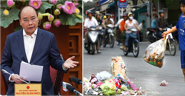 Thủ tướng Nguyễn Xuân Phúc góp ý tại buổi thảo luận tổ về dự thảo Luật bảo vệ môi trường (sửa đổi) ngày 11/6.