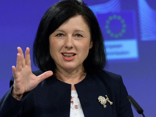 Phó chủ tịch Ủy ban châu Âu Vĕra Jourová