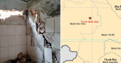 Sơn La: 7 trận động đất liên tiếp trong vòng chưa đến 24 tiếng