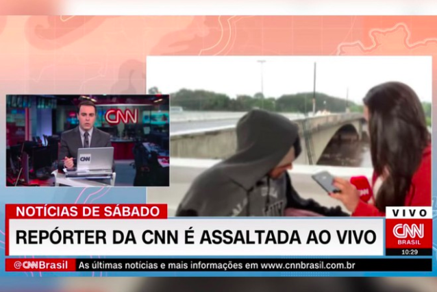 Nữ phóng viên CNN bị trấn lột khi đang dẫn trực tiếp