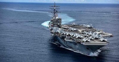 Mỹ bất ngờ điều tàu sân bay USS Ronald Reagan tiến vào Biển Đông