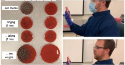Xem xong thí nghiệm, bạn sẽ không dám lơ là việc đeo khẩu trang nữa