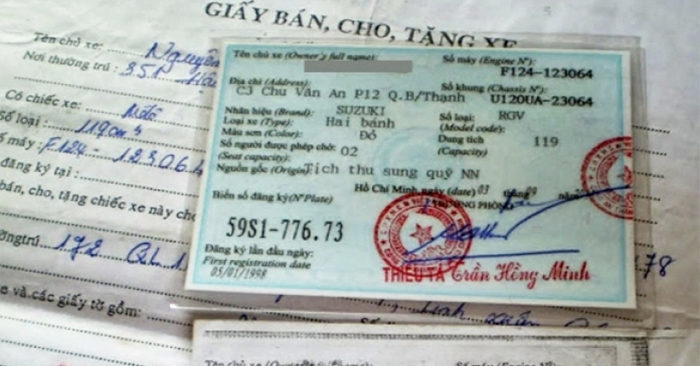 đăng ký xe