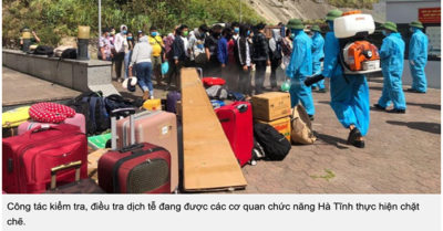 Một phụ nữ về từ Đà Nẵng, ho sốt mới chịu đi khai báo y tế