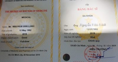 Bằng bác sĩ giả giá chỉ 3 triệu đồng