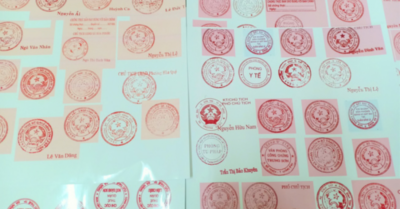 Chủ tiệm photocopy ở Đà Nẵng làm giả 121 con dấu nhà nước