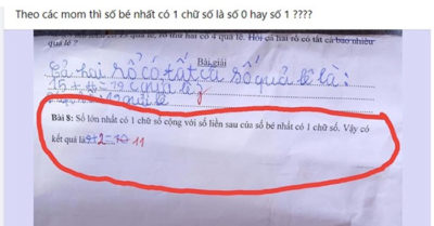 Nghi ngờ cô chấm sai, phụ huynh đăng bài toán lớp 1 lên mạng: Kết quả rất gay gắt
