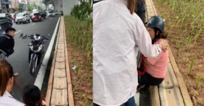 Tạm giữ thanh niên cầm gậy  đuổi đánh người dân, đập xe máy sau va chạm với bà bầu