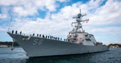 Tàu khu trục Mỹ tuần tra ở Hoàng Sa, thách thức Trung Quốc