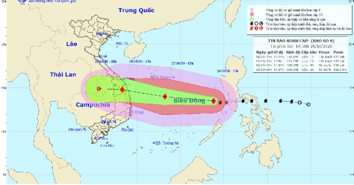 Bão số 9 rất mạnh