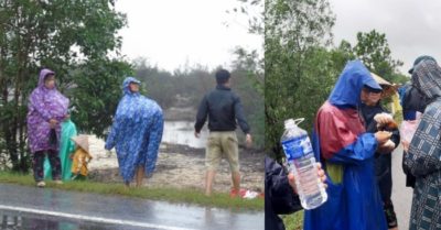 Người dân Quảng Bình ra đường BOT vẫy xe xin cứu trợ