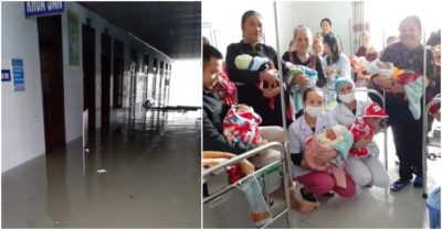 20 sản phụ ‘vượt cạn’ thành công trong bệnh viện ngập sâu, mất điện