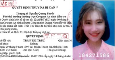Truy nã cô gái ở Hà Tĩnh liên quan đến đường dây đưa người Trung Quốc vào Việt Nam