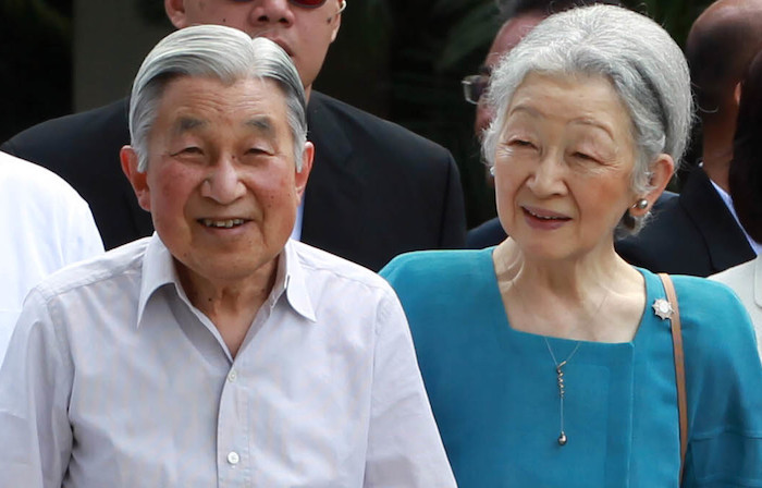 Nhật hoàng Akihito và Hoàng hậu Michiko trong một chuyến thăm Philippines ngày 28/1/2016 (ảnh: Chính phủ Philippines).