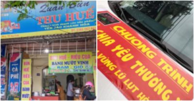 Quán bún nâng giá, bán 50.000 đồng/bát cho đoàn từ thiện tại Hà Tĩnh
