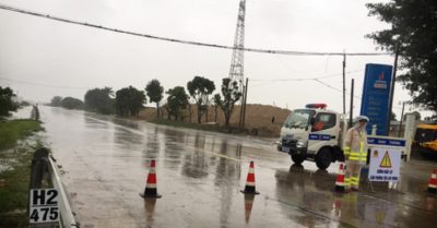 Hà Tĩnh: Quốc lộ 1A bị ngập sâu đoạn dài hơn 1km, nước chảy xiết