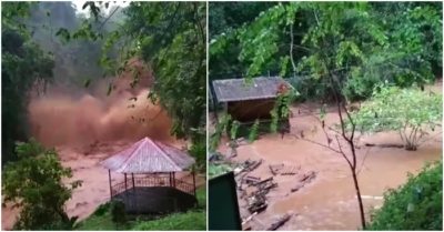 Clip: Thác nước ở Kon Tum tuôn trào sau bão số 9, người dân ‘còn gì nữa, mất trắng luôn rồi’