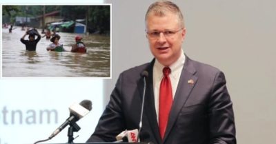 Mỹ viện trợ Việt Nam 100.000 USD sau bão Linfa