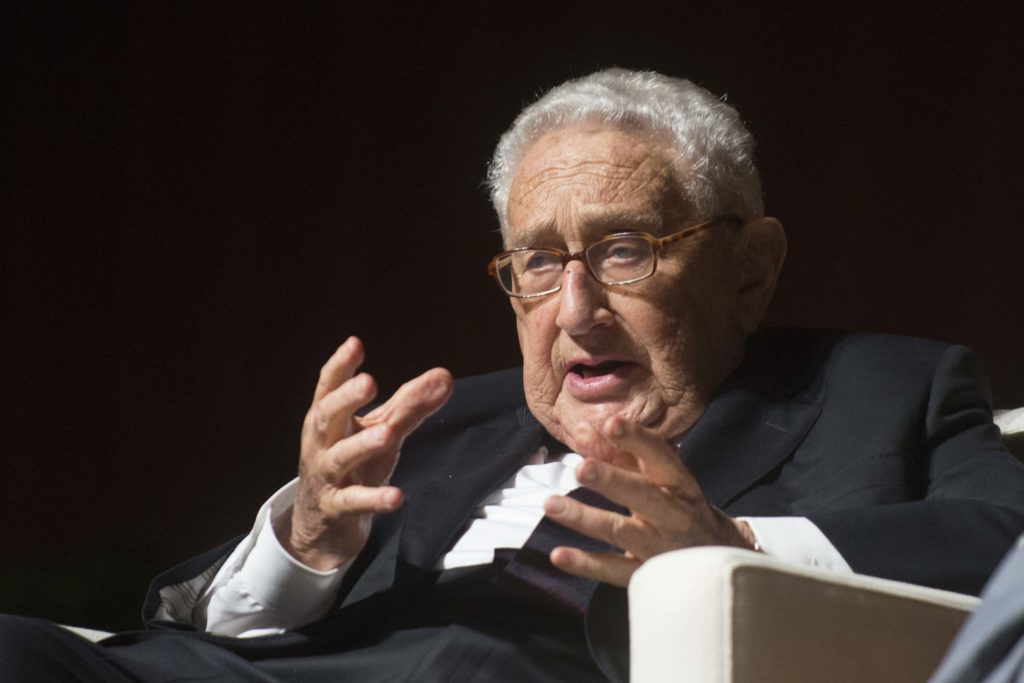 Henry Kissinger tại Thư viện LBJ năm 2016. Ảnh: Wikimedia Commons.