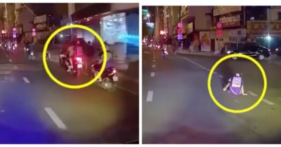 Video: Người đàn ông đi xe máy tăng ga làm bé gái ngồi sau ngã ngửa xuống đường