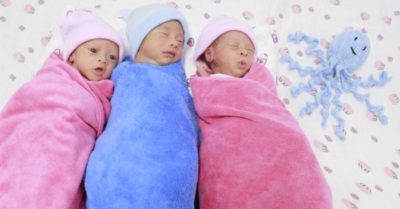 Chào đón 6 cháu bé từ hai ca tam thai tự nhiên hiếm gặp