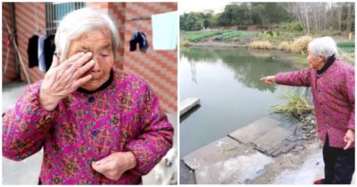 Cụ bà nhảy xuống dòng sông lạnh cứu sống cậu bé hàng xóm