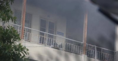 Cháy tòa nhà trong trụ sở Bộ Xây dựng