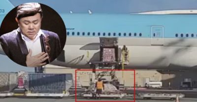 Video khoảnh khắc cố nghệ sỹ Chí Tài được chuyển từ máy bay về nơi an nghỉ tại Mỹ