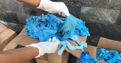 Phát hiện 2 container chở hơn 5 tấn găng tay bẩn từ Trung Quốc về Việt Nam