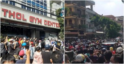 Hàng trăm người kéo đến phòng tập của gymer xúc phạm vợ Chí Tài