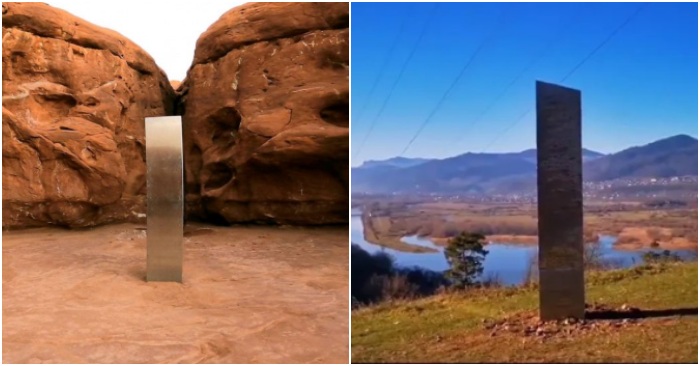 Hai khối kim loại bí ẩn xuất hiện ở Utah - Mỹ và Romania
