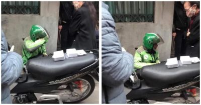 Anh shipper ngồi khóc giữa đường vì bị lừa 1,5 triệu ứng tiền giao tai nghe giả