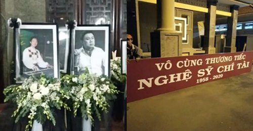 Những hình ảnh bên trong nơi diễn ra lễ viếng cố nghệ sĩ Chí Tài tại Việt Nam