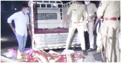 Video hiện trường 15 người bị xe ben tông thiệt mạng khi đang nằm ngủ bên vệ đường