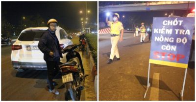 Thanh niên tự lao xe máy vào chốt CSGT thừa nhận ‘Em có uống ba, bốn chai rồi…’