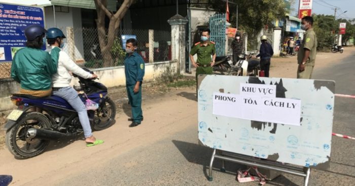 Khu vực cách ly tại thị xã Ayun Pa (ảnh chụp màn hình trên Tuổi Trẻ).