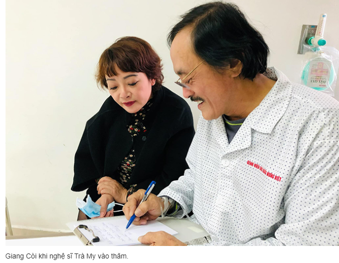 Nghệ sĩ Giang Còi nhập viện điều trị khối u ở họng