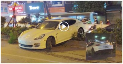 Tài xế ôtô nghi bị đột quỵ mất lái, tông đổ nhiều cây xanh