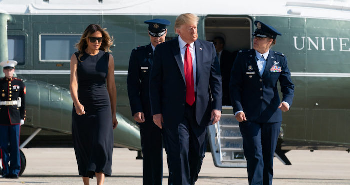 Tổng thống Mỹ Donald Trump và phu nhân Melania (ảnh: Nhà Trắng).