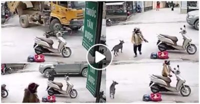 Xe ben trôi dốc cán nhiều xe máy trên đường, người dân hô hoán cùng nhau tháo chạy