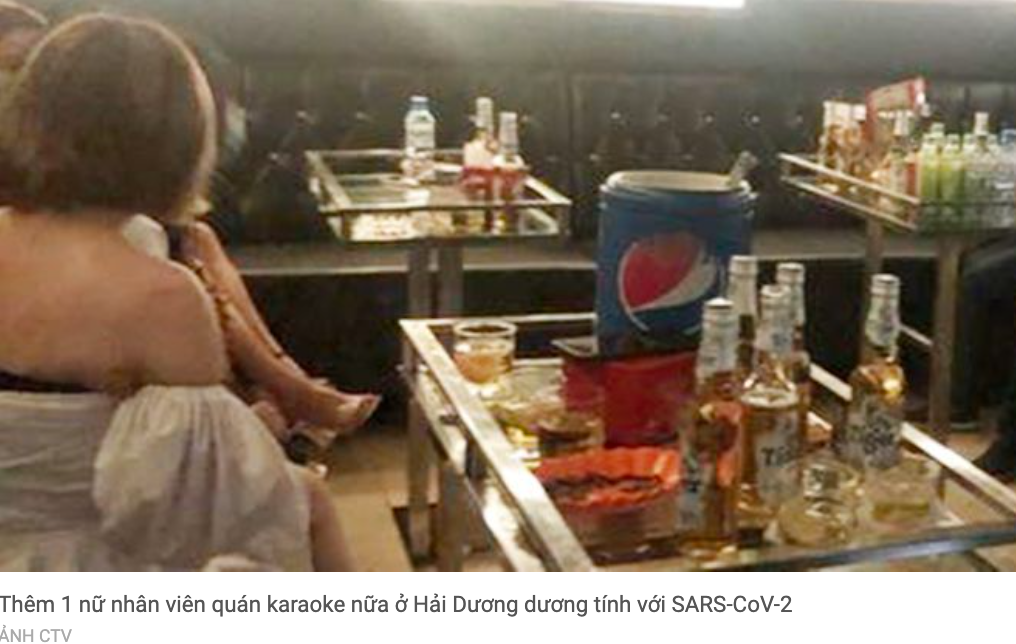 Thêm 1 nữ nhân viên quán karaoke nữa ở Hải Dương dương tính với SARS-CoV-2.