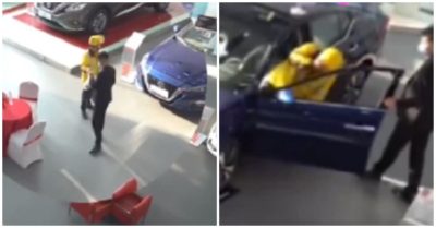 Đến showroom giao hàng, anh shipper ‘tậu’ luôn ôtô mà không cần suy nghĩ lâu